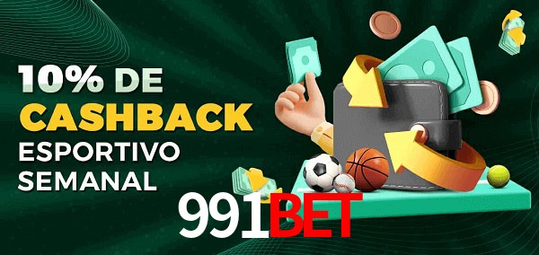10% de bônus de cashback na 991BET